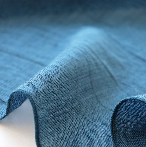 Haolu  - Cotton-Merino Wool Scarf moss