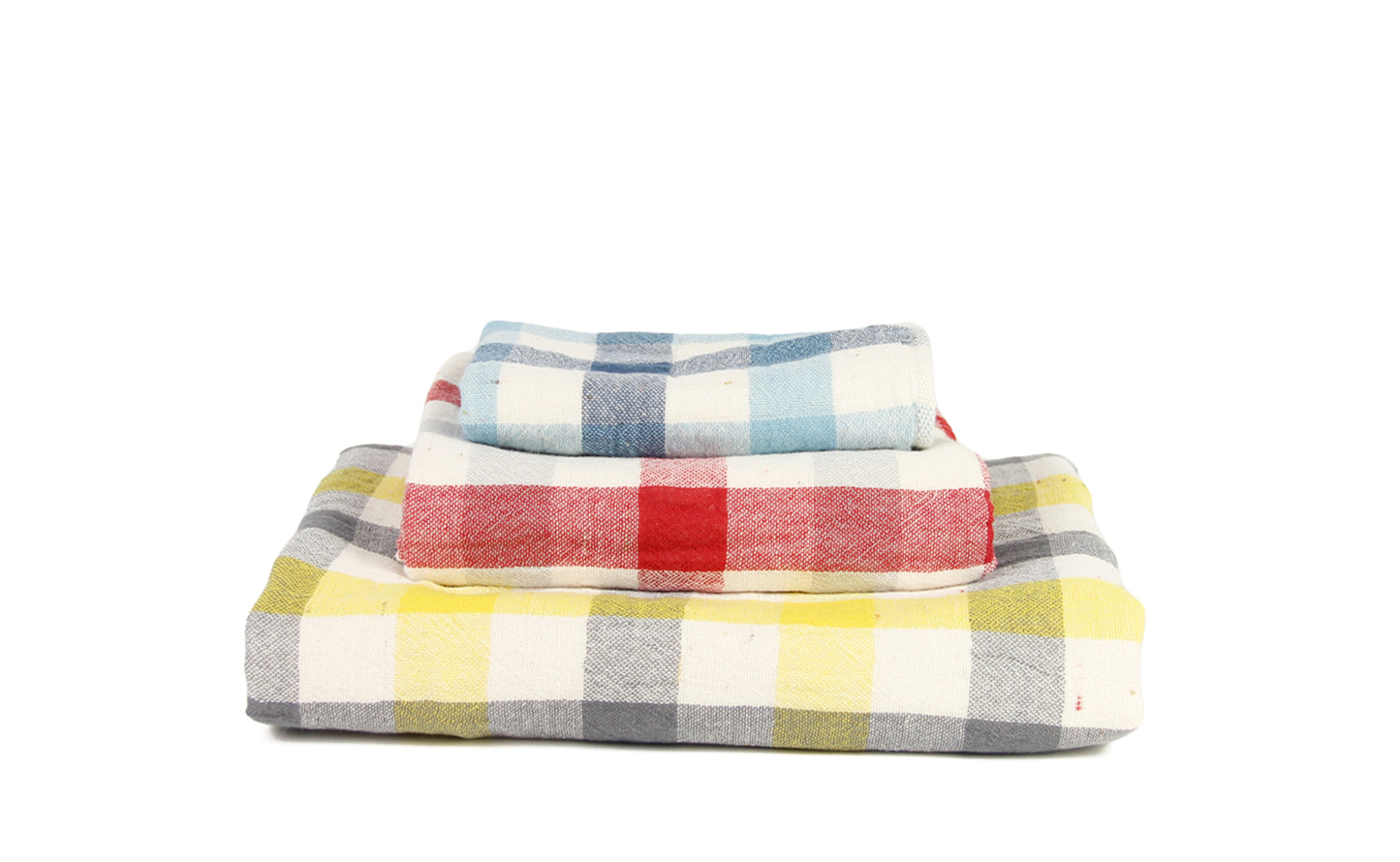 Block Check - Organic Cotton Terry Towel