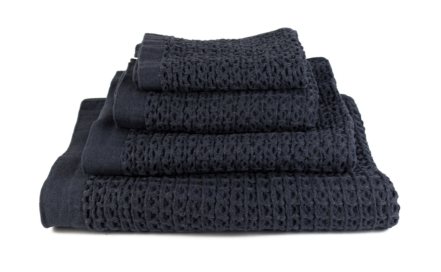 Brera navy - Cotton Waffle Towel