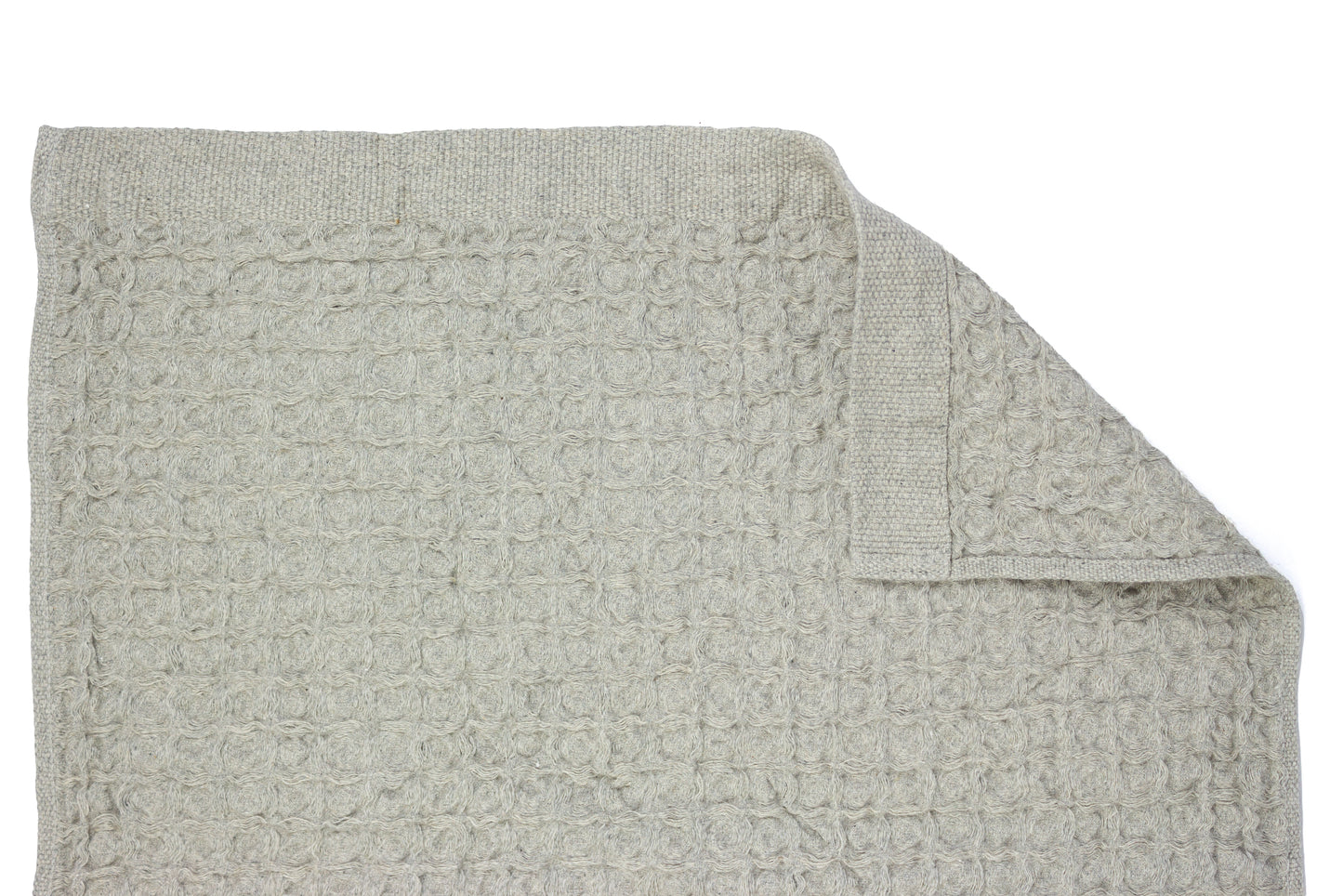 Heather Waffle light grey - Cotton Linen Towel