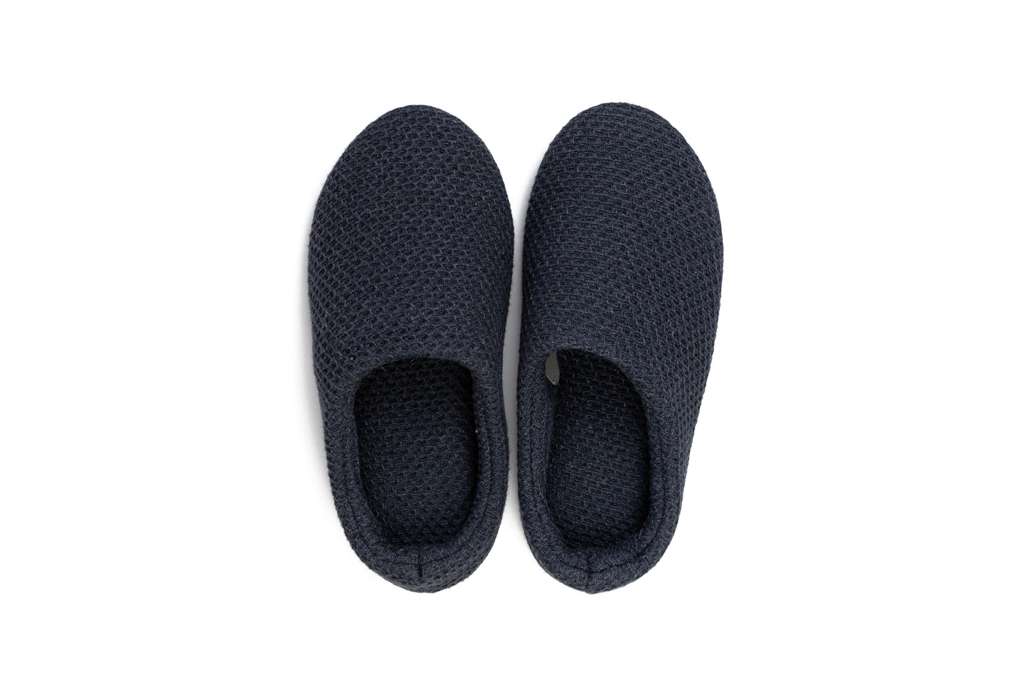 Vintage Waffle Hausschuhe navy