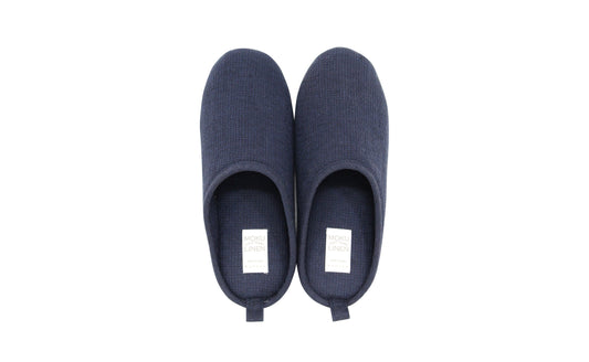 Moku Linen Room Shoes navy