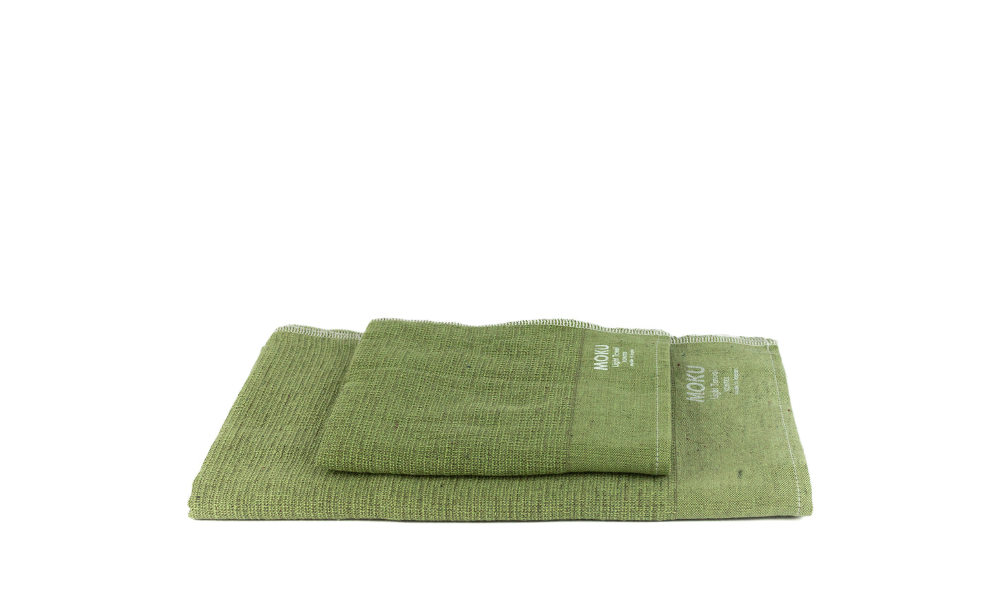 Moku green - Lightweight Cotton Towel Tenugui