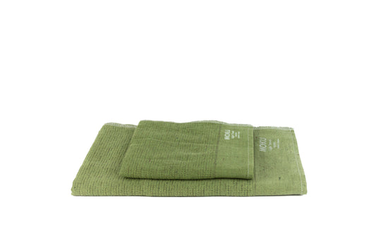 Moku green - Lightweight Cotton Towel Tenugui