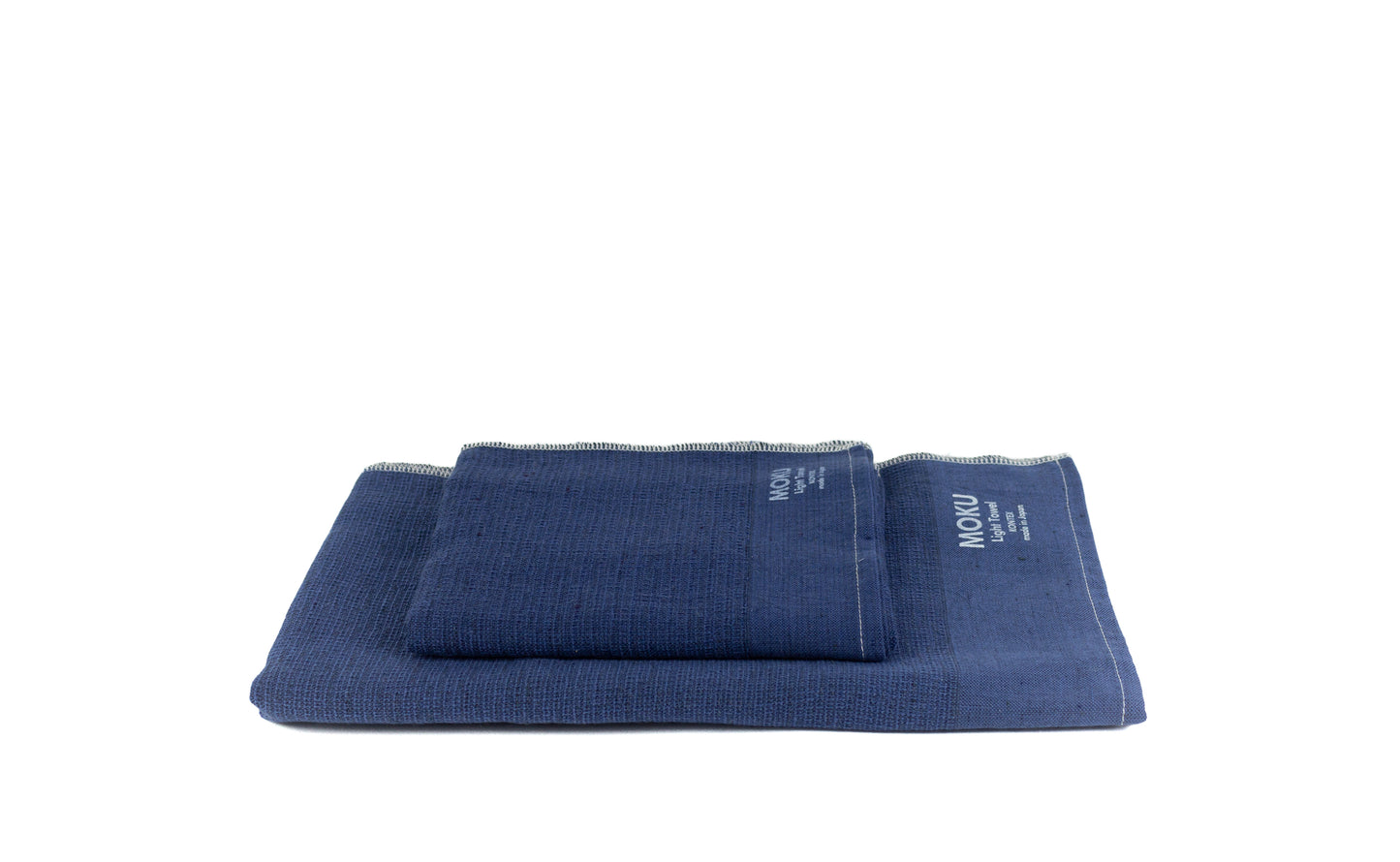 Moku navy - Lightweight Cotton Towel Tenugui