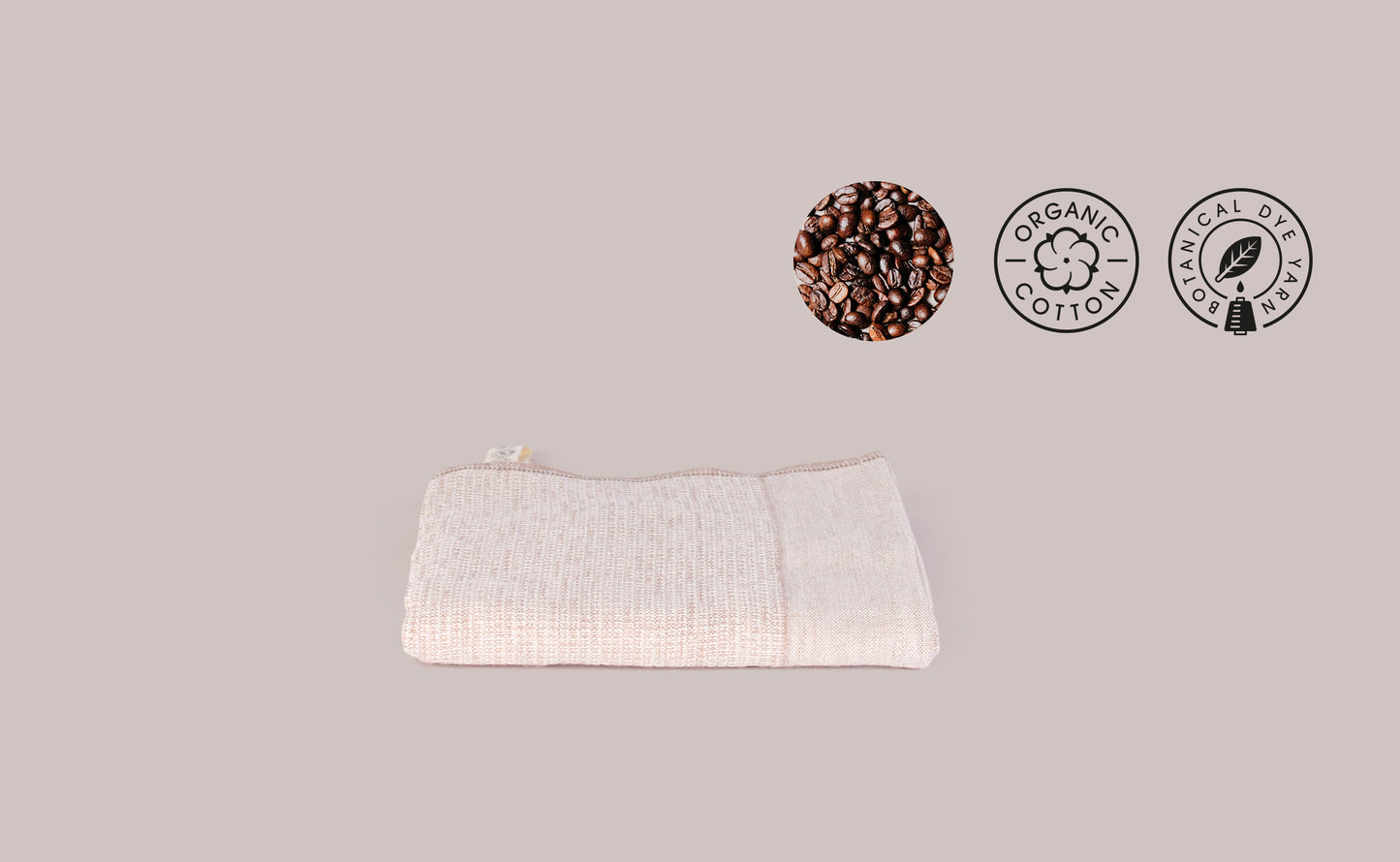 Moku Organic coffee - Lightweight, Plantdyed Tenugui