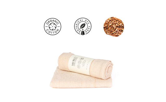 Moku Organic rooibos - Lightweight, Plantdyed Tenugui