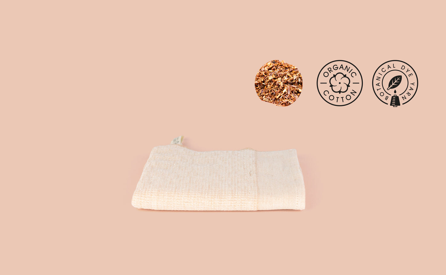 Moku Organic rooibos - Lightweight, Plantdyed Tenugui