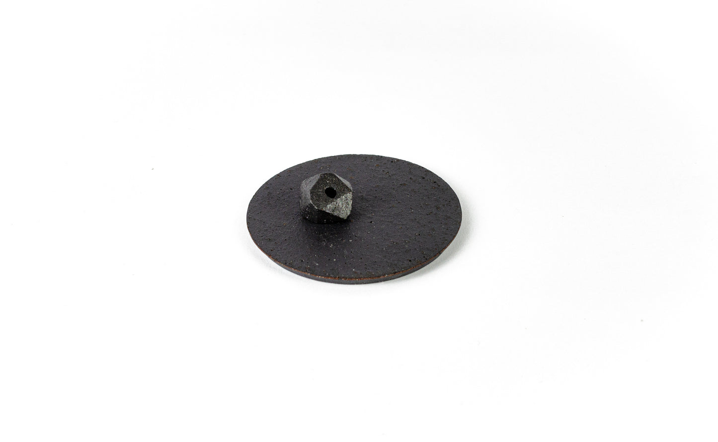 Kawara Keramik Räucherstäbchenhalter klein - 2 Teile rund