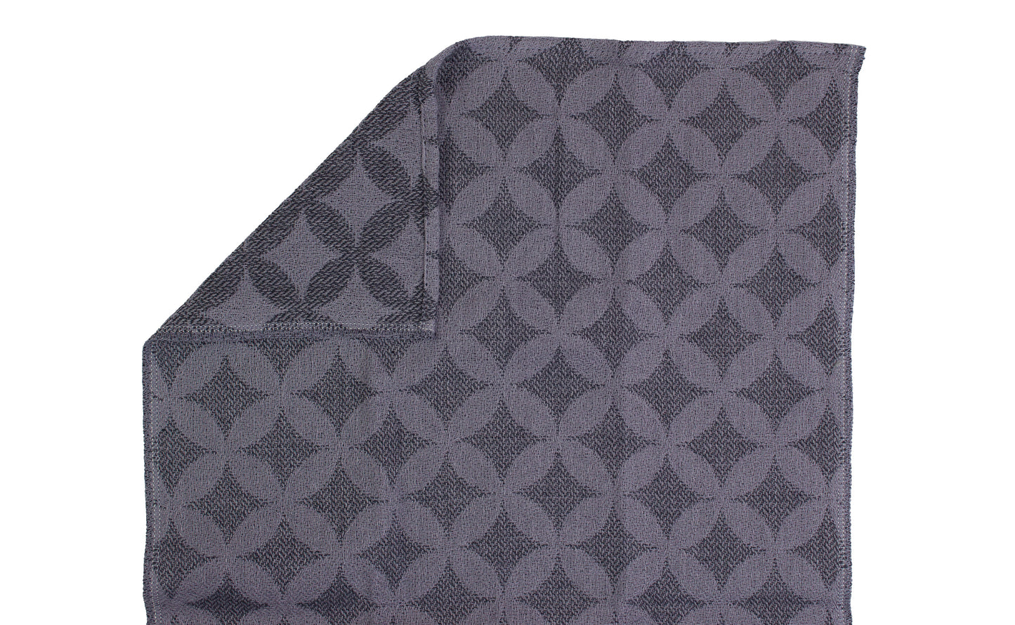 Mon purple - Lightweight Jacquard Tenugui