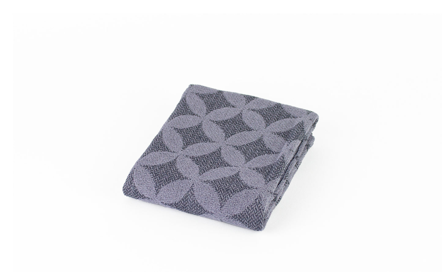 Mon purple - Lightweight Jacquard Tenugui