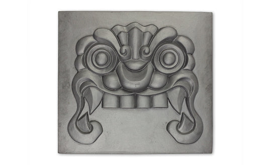 Kawara Ceramic - Traditional Dragon Tile / 22x20cm