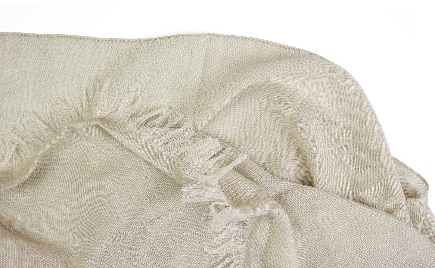 Haolu  - Cotton-Merino Wool Scarf sand