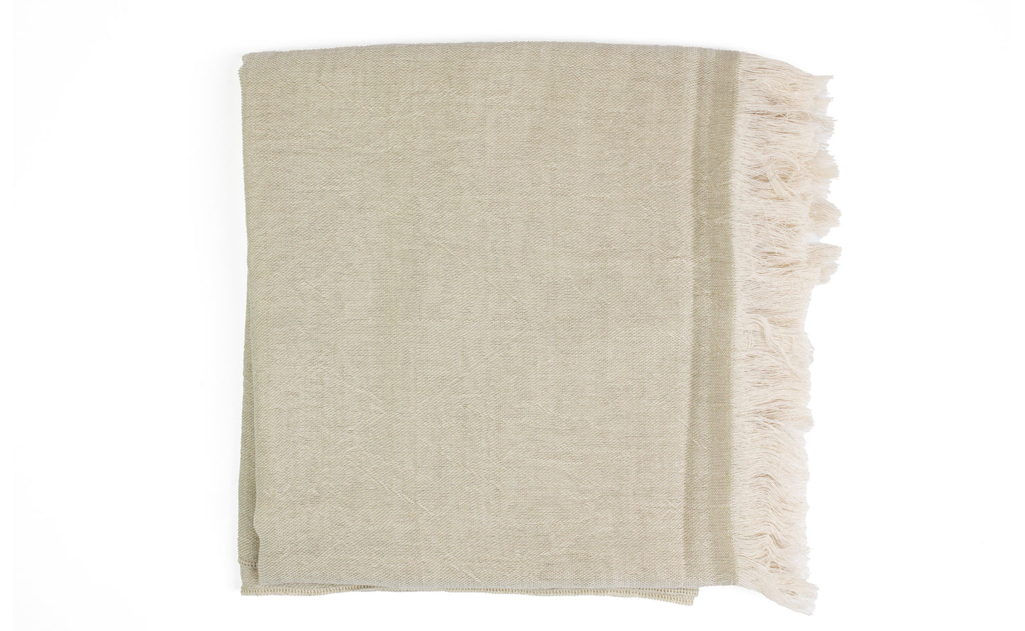 Haolu  - Cotton-Merino Wool Scarf sand