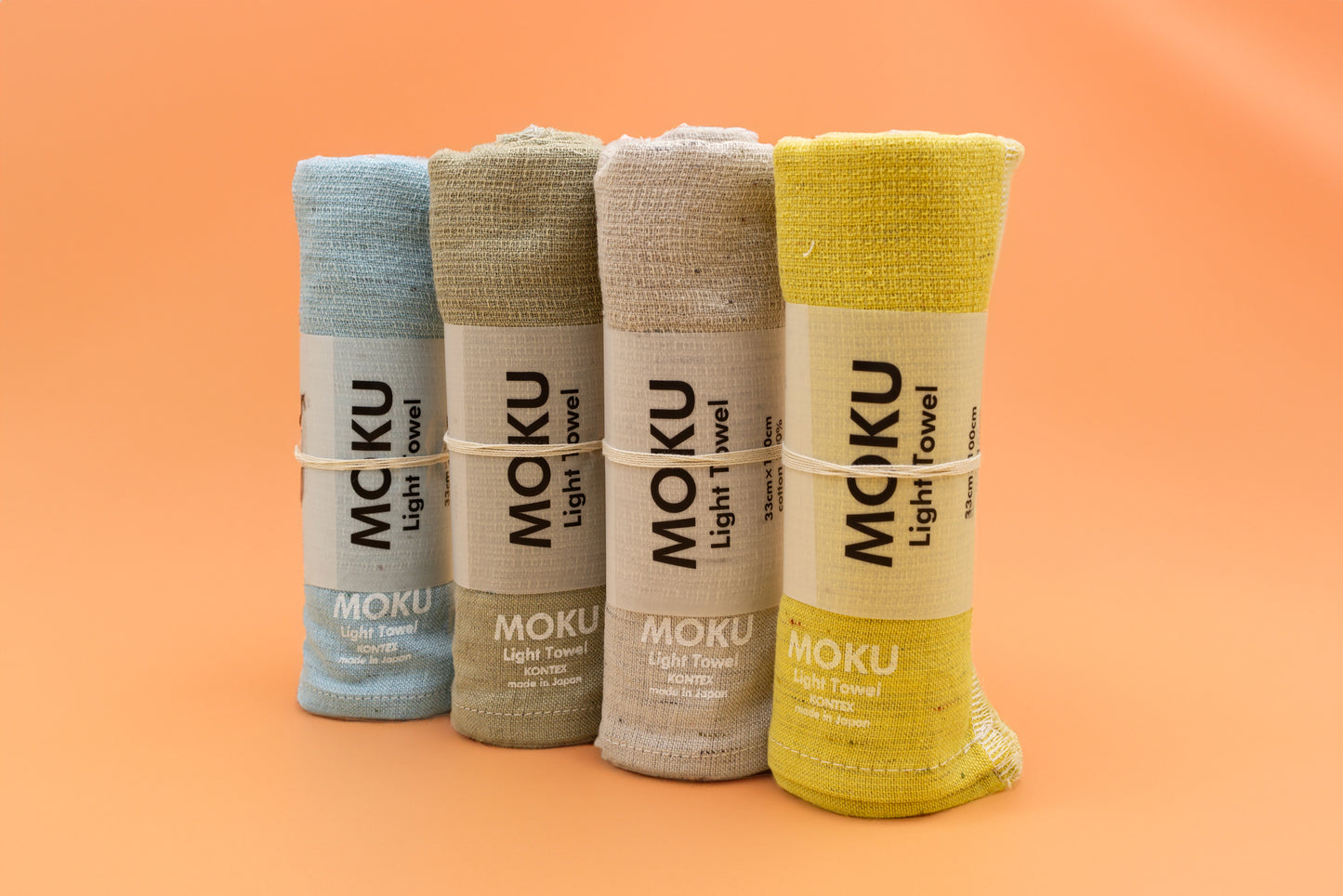 Moku lemon - Lightweight Cotton Towel Tenugui