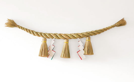 Sanbonfusa Shimenawa - Sacred Rope with Three Tassels 70 cm