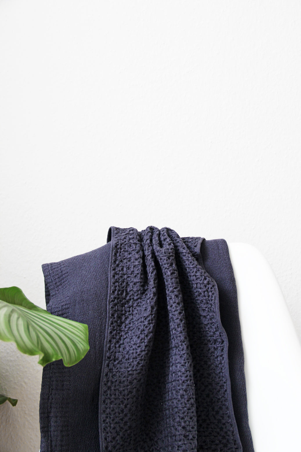 Brera navy - Cotton Waffle Towel