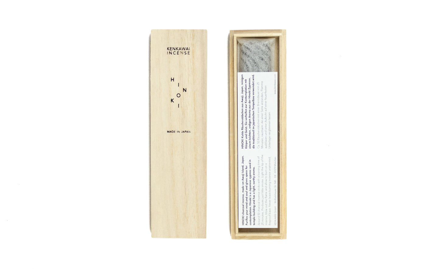 Hinoki - Charcoal Incense