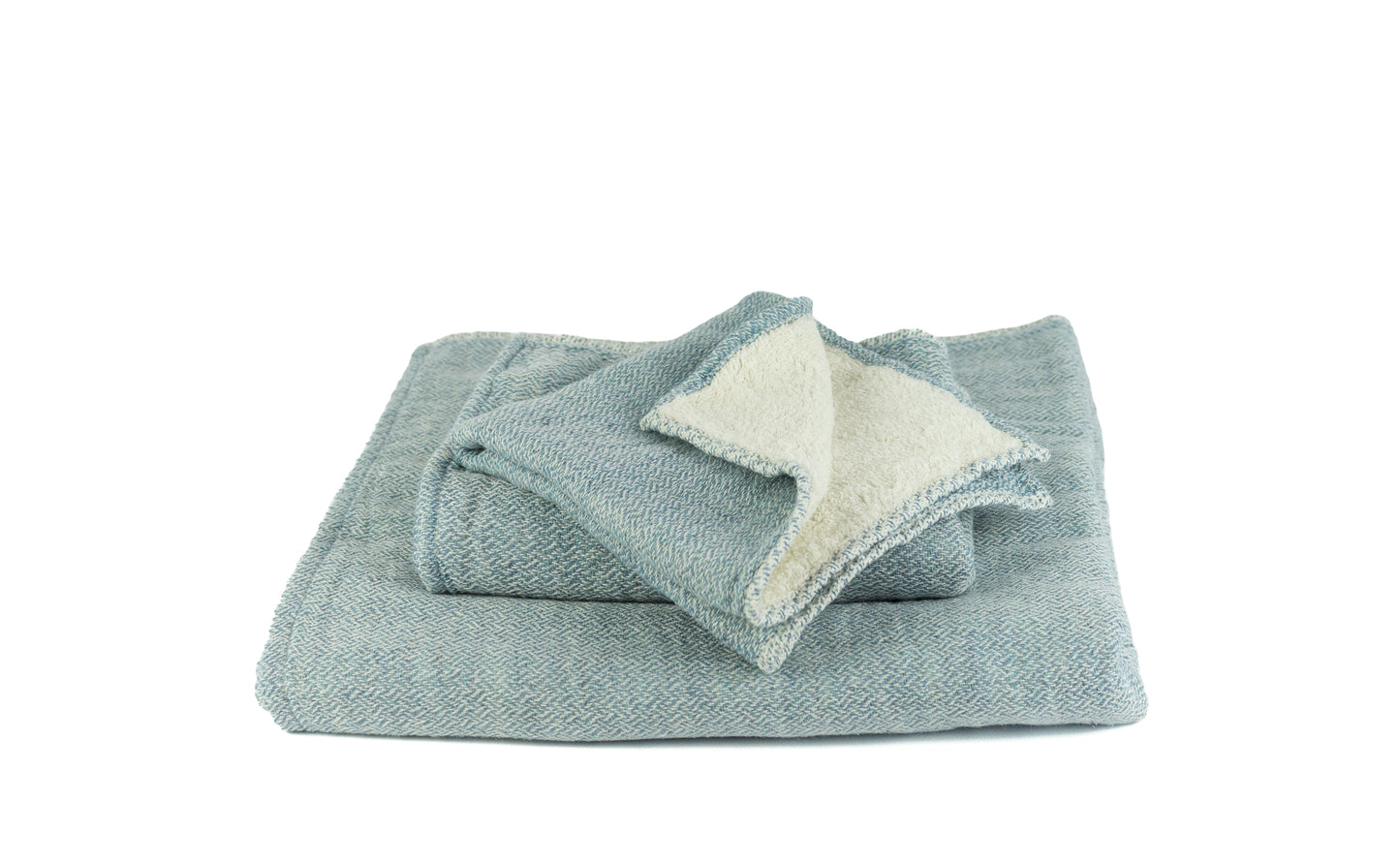 Claire blue - Organic Cotton Terry Towel