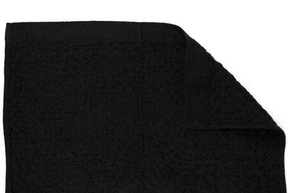 Heather Waffle charcoal grey - Cotton Linen Towel