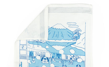 Nuno Dog Onsen - Lightweight Cotton Towel Tenugui