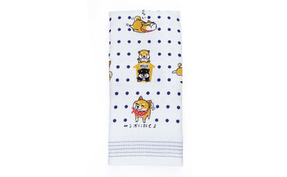 Nuno Shiba Inu - Lightweight Cotton Towel Tenugui