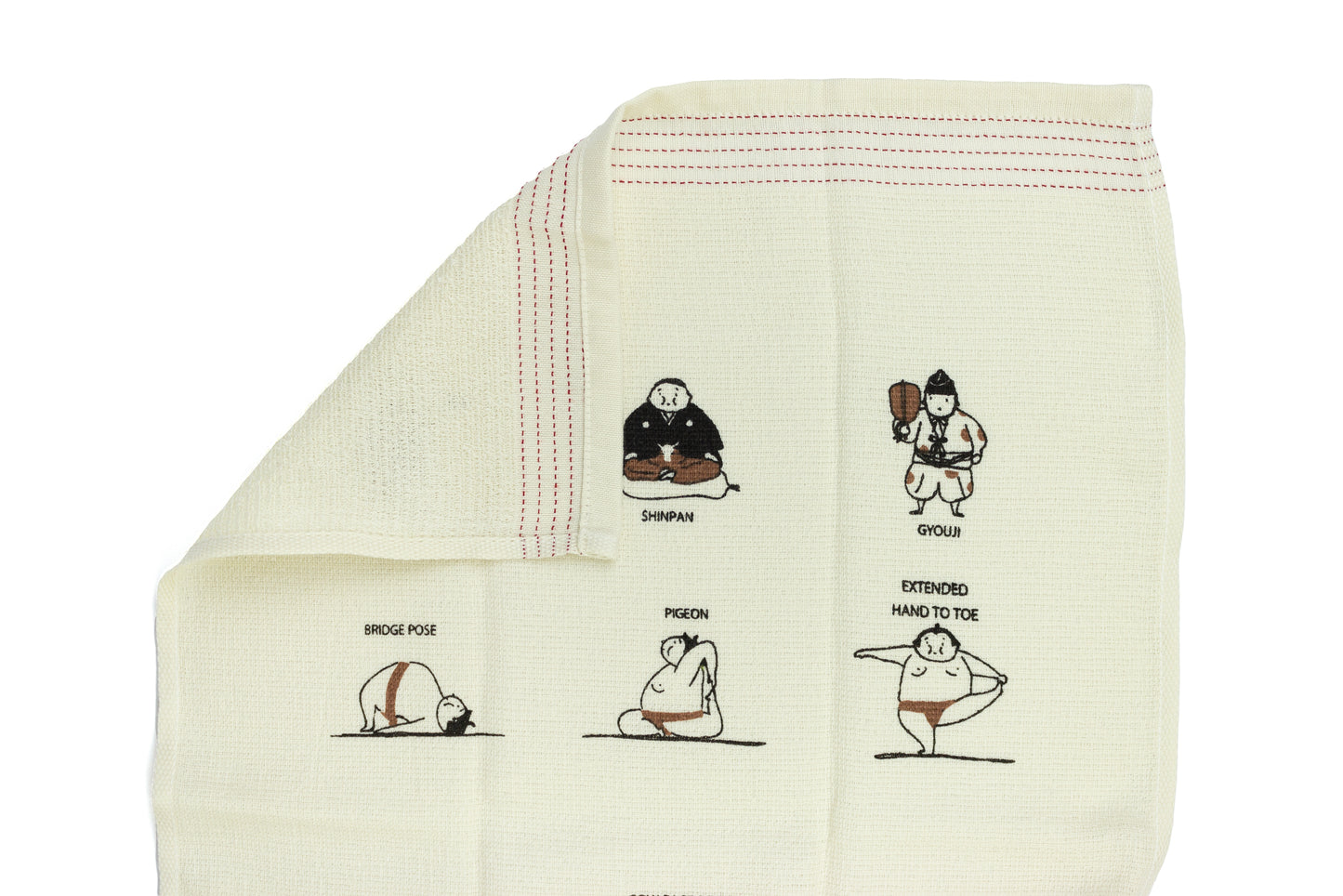 Nuno Sumo Yoga - Lightweight Cotton Towel Tenugui