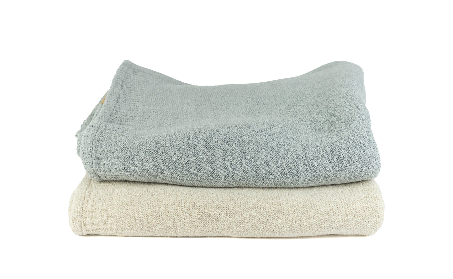 Re.Lana blue grey - Recycled Cotton Towel