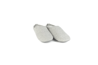 Moku Linen Room Shoes white grey