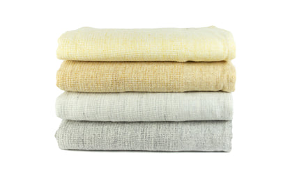 Moku Linen beige - Lightweight Linen Towel Tenugui