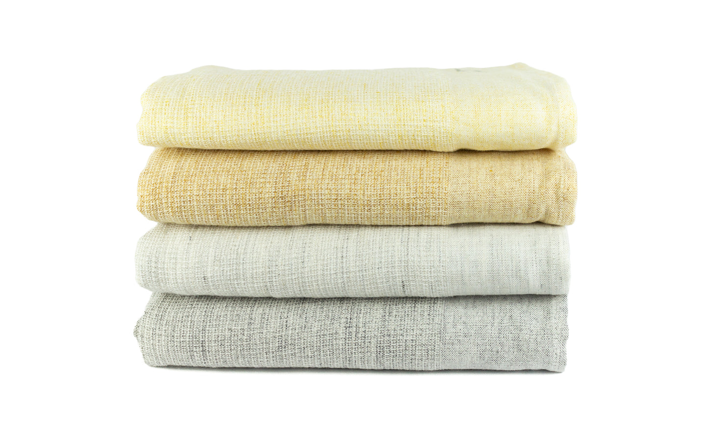 Moku Linen yellow - Lightweight Linen Towel Tenugui