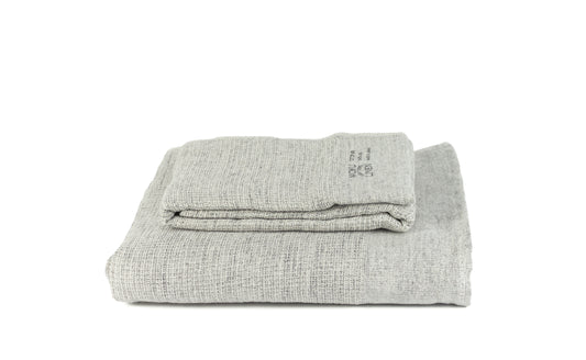Moku Linen grey - Lightweight Linen Towel Tenugui