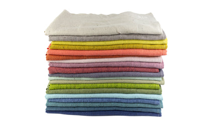 Moku orange - Lightweight Cotton Towel Tenugui