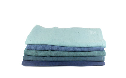 Moku blue green - Lightweight Cotton Towel Tenugui