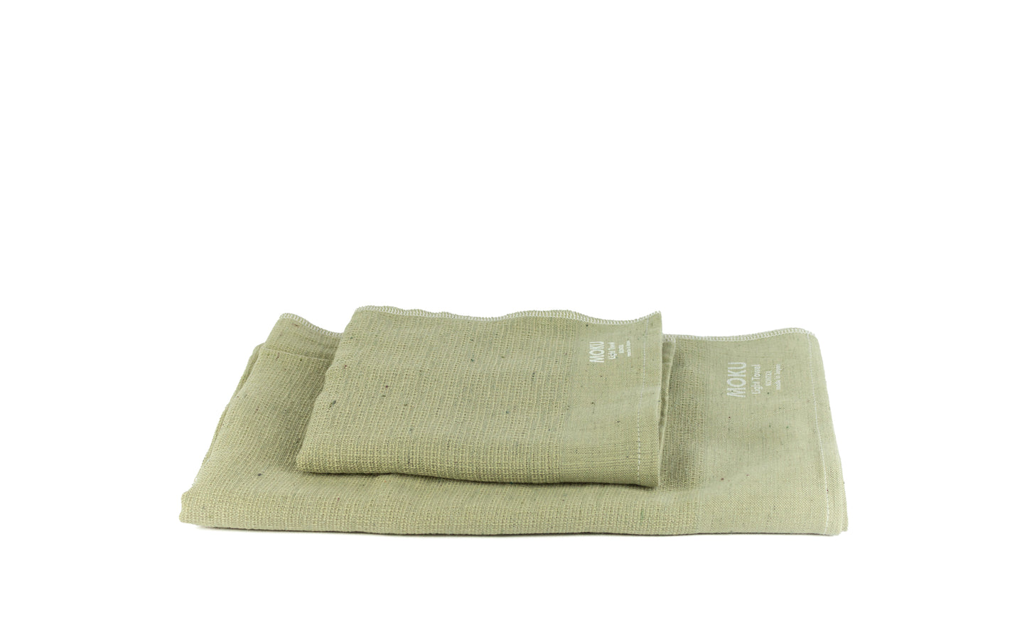 Moku khaki - Lightweight Cotton Towel Tenugui