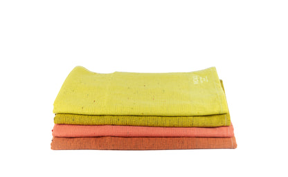 Moku orange - Lightweight Cotton Towel Tenugui