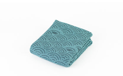 Mon bluegreen - Leichtes Jacquard Tenugui