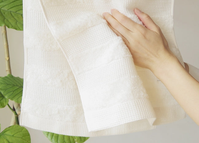 Waffle Border - Organic Terry Towel