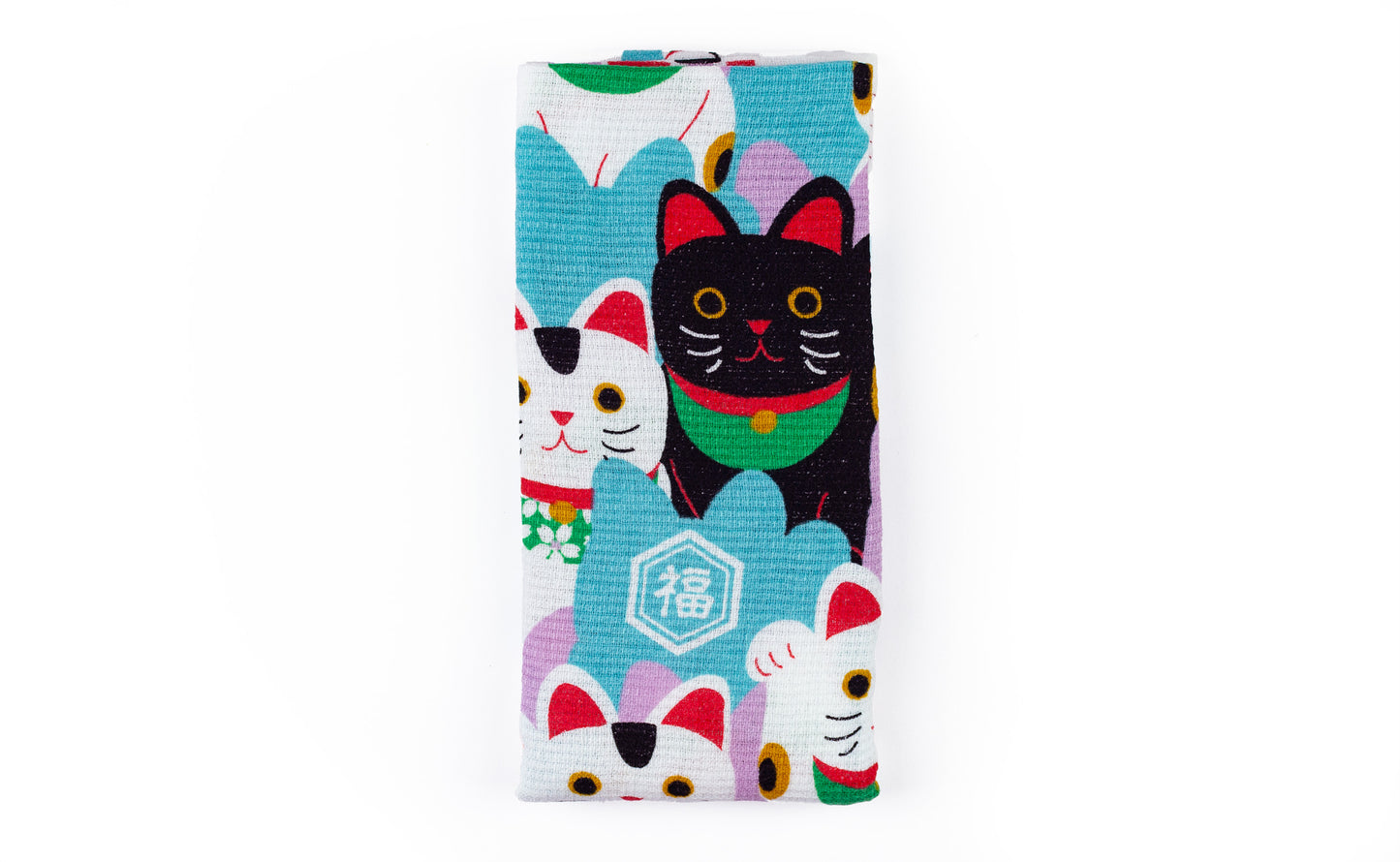 Nuno Fortune Cat – Leichtes Tenugui aus Baumwolle
