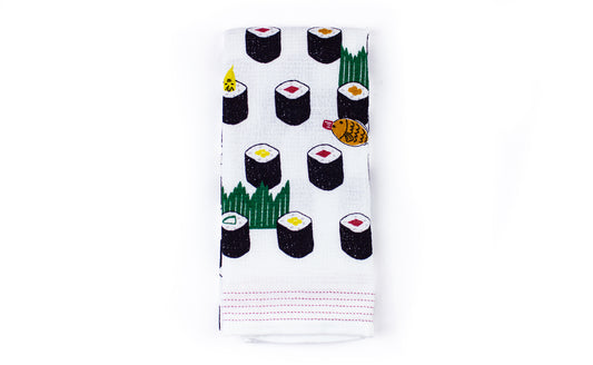 Nuno Maki Sushi - Lightweight Cotton Towel Tenugui