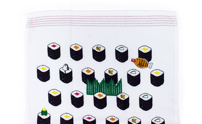 Nuno Maki Sushi - Lightweight Cotton Towel Tenugui